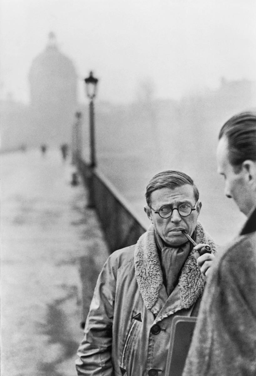 jean paul sartre paris photo