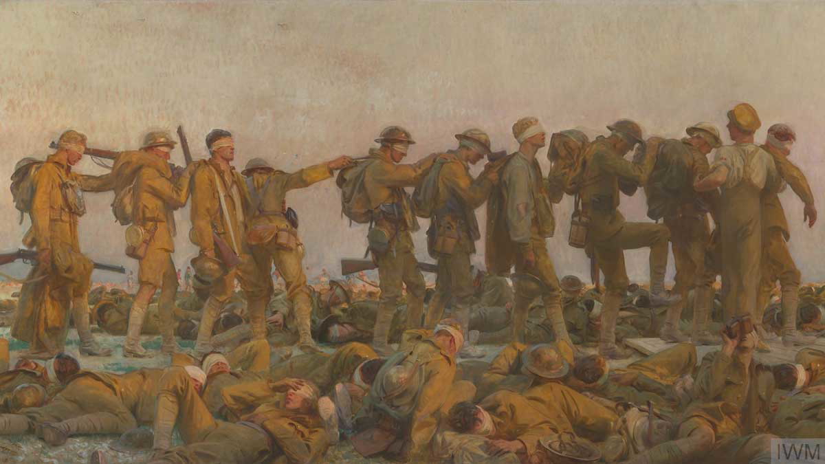 john singer sargent gassed painting