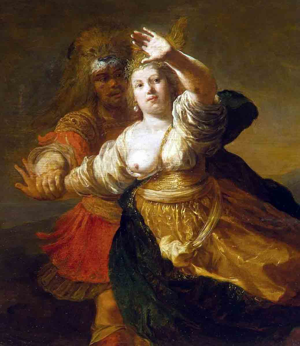 knüpfer hercules obtaining girdle hyppolita painting