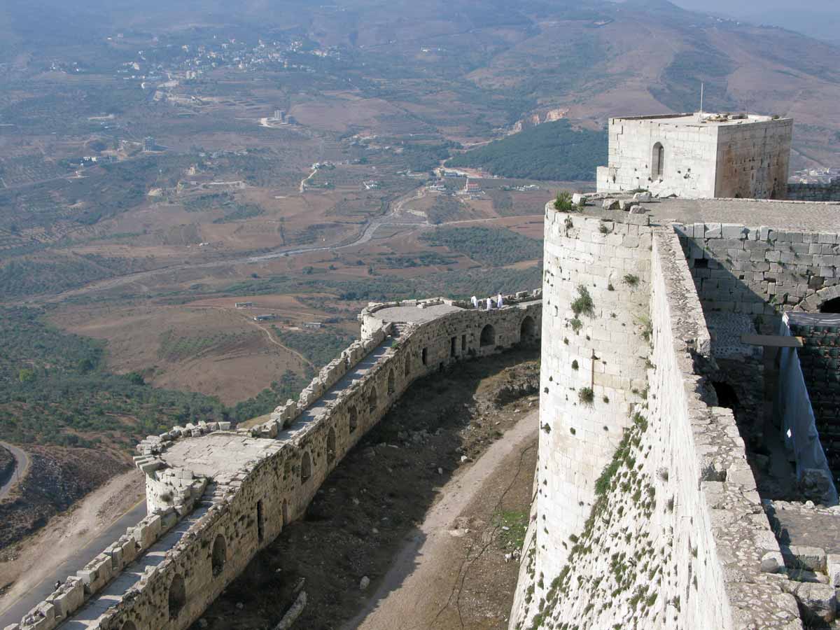 krak des chevaliers ramparts