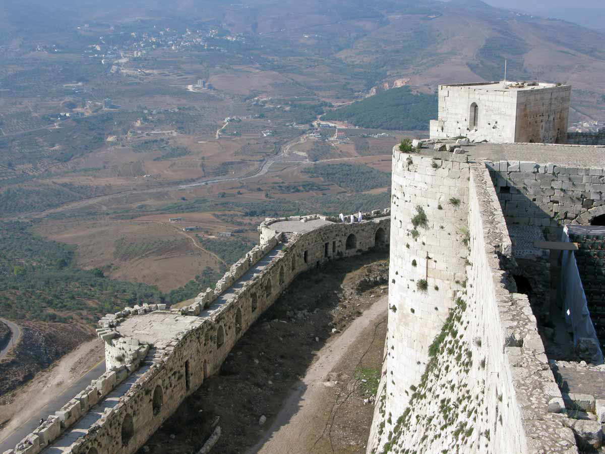krak des chevaliers ramparts