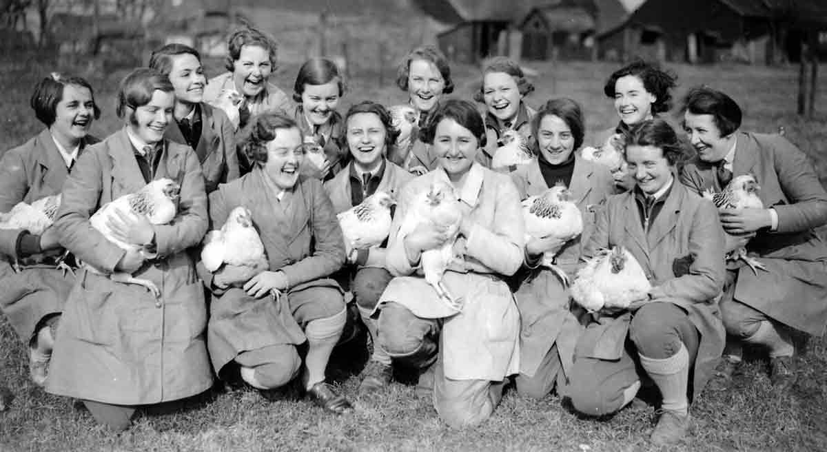 land girls stanborough farm