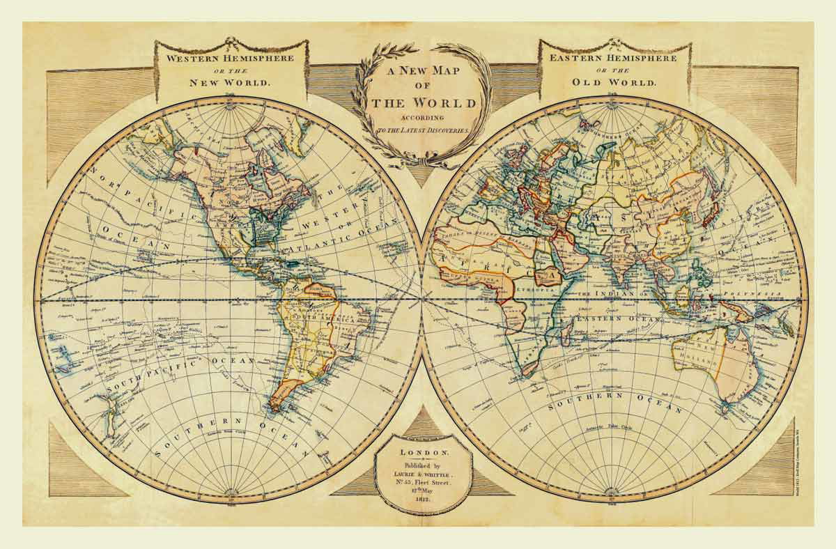 laurie white world map