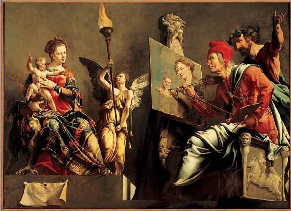 luke paints virigin gospel of luke