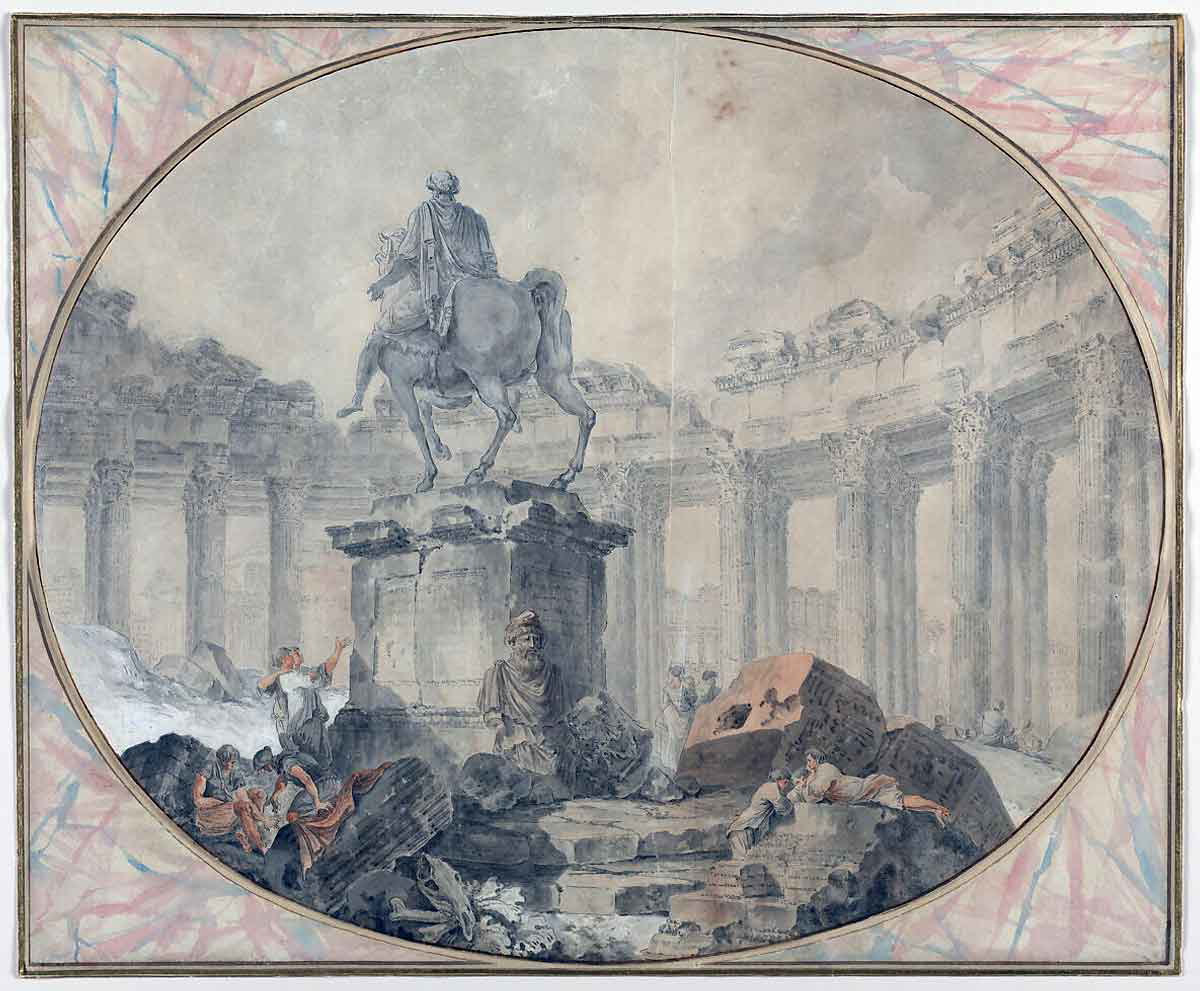 marcus aurelius hubert robert