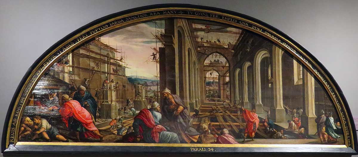 moller joash repairs the temple painting