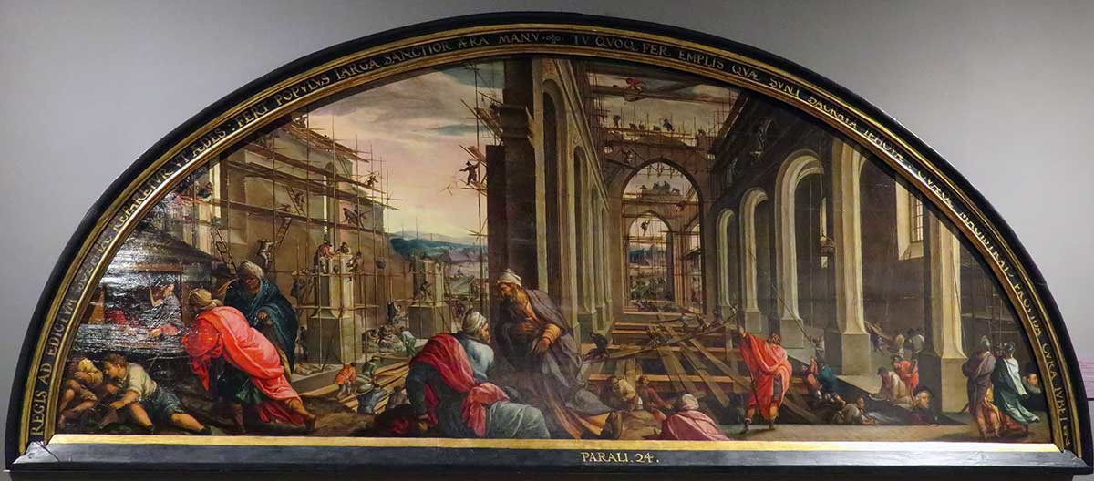 moller joash repairs the temple painting