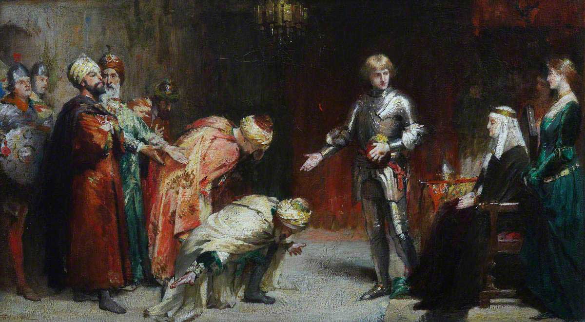 moors surrender to the cid military leaders