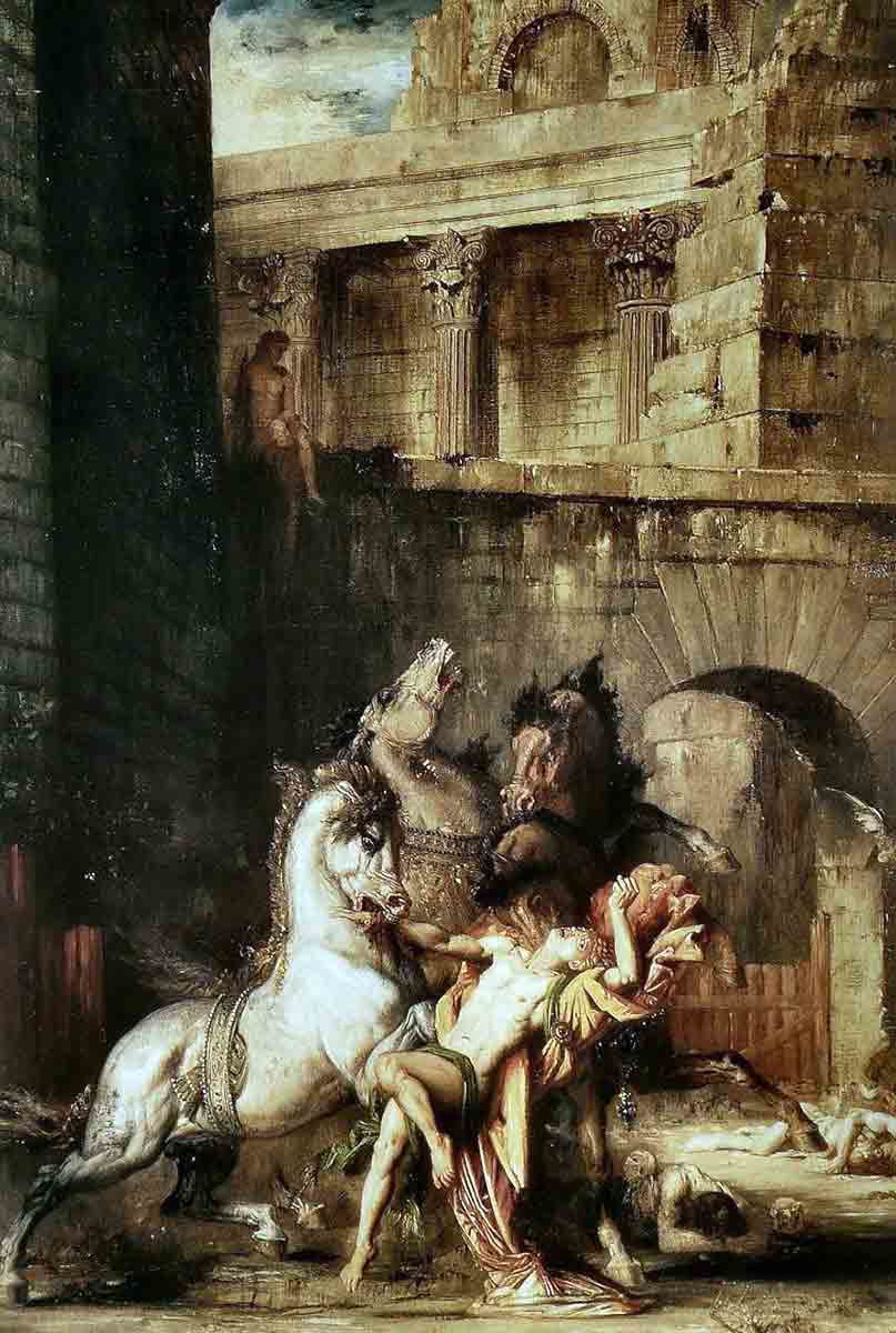 moreau diomedes devoured horses