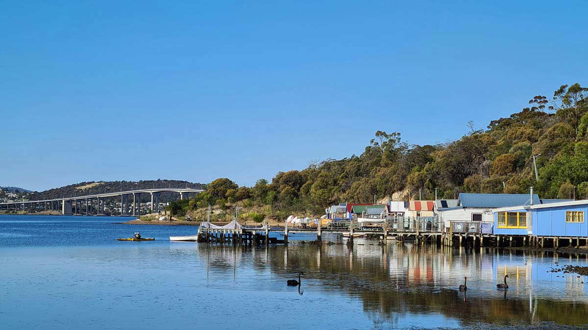 new town hobart cornelian bay tasmania australia