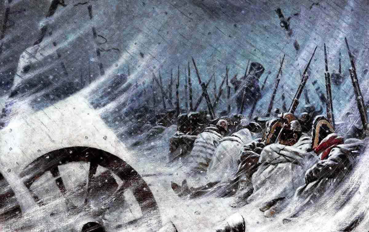 night bivouac grand army russia