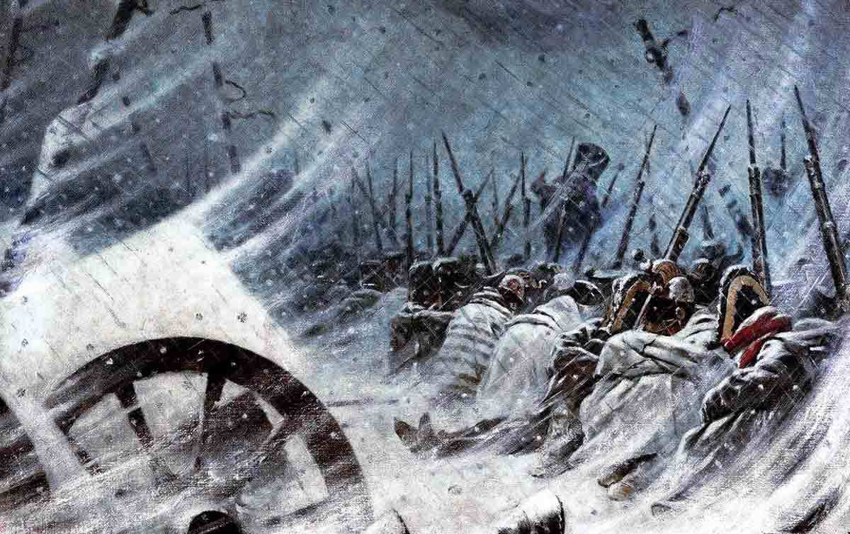 night bivouac grand army russia