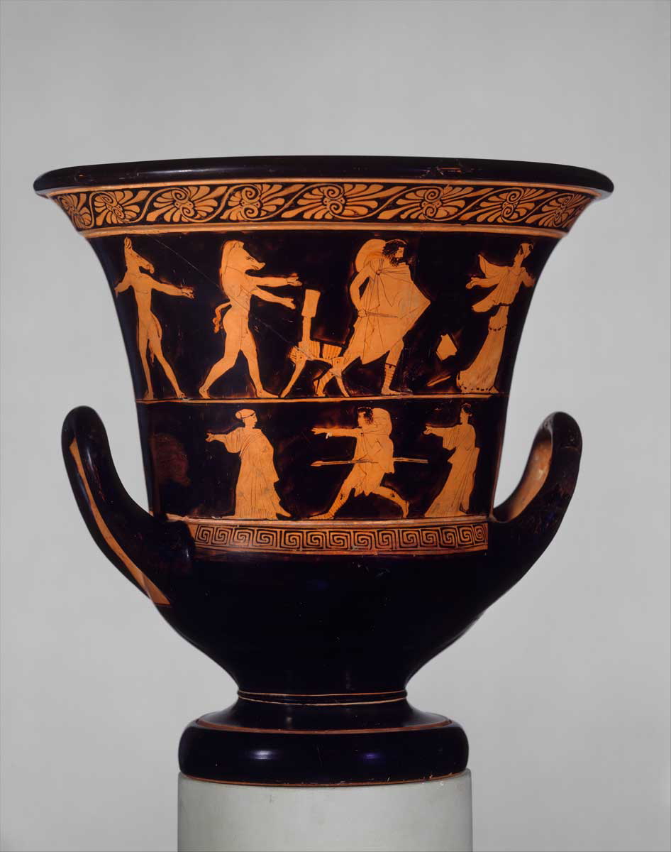 odysseus circe terracotta krater