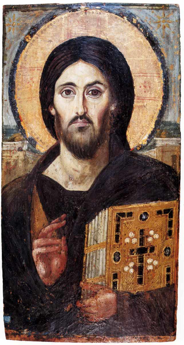 orthodox christian art sinai pantocrator painting