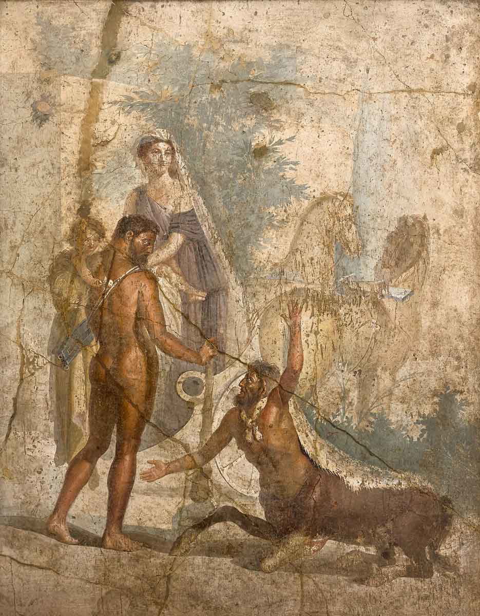 photograph fresco heracles hyllus