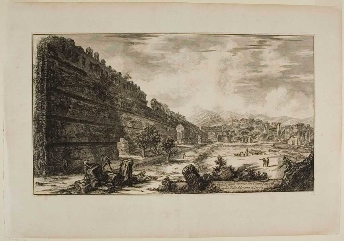 piranesi praetorianfort tivoli harvard