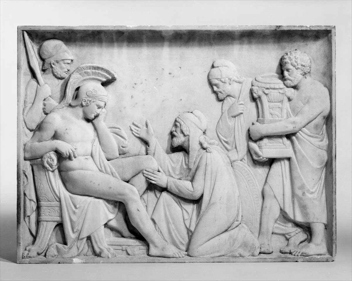 priam achilles hector begging