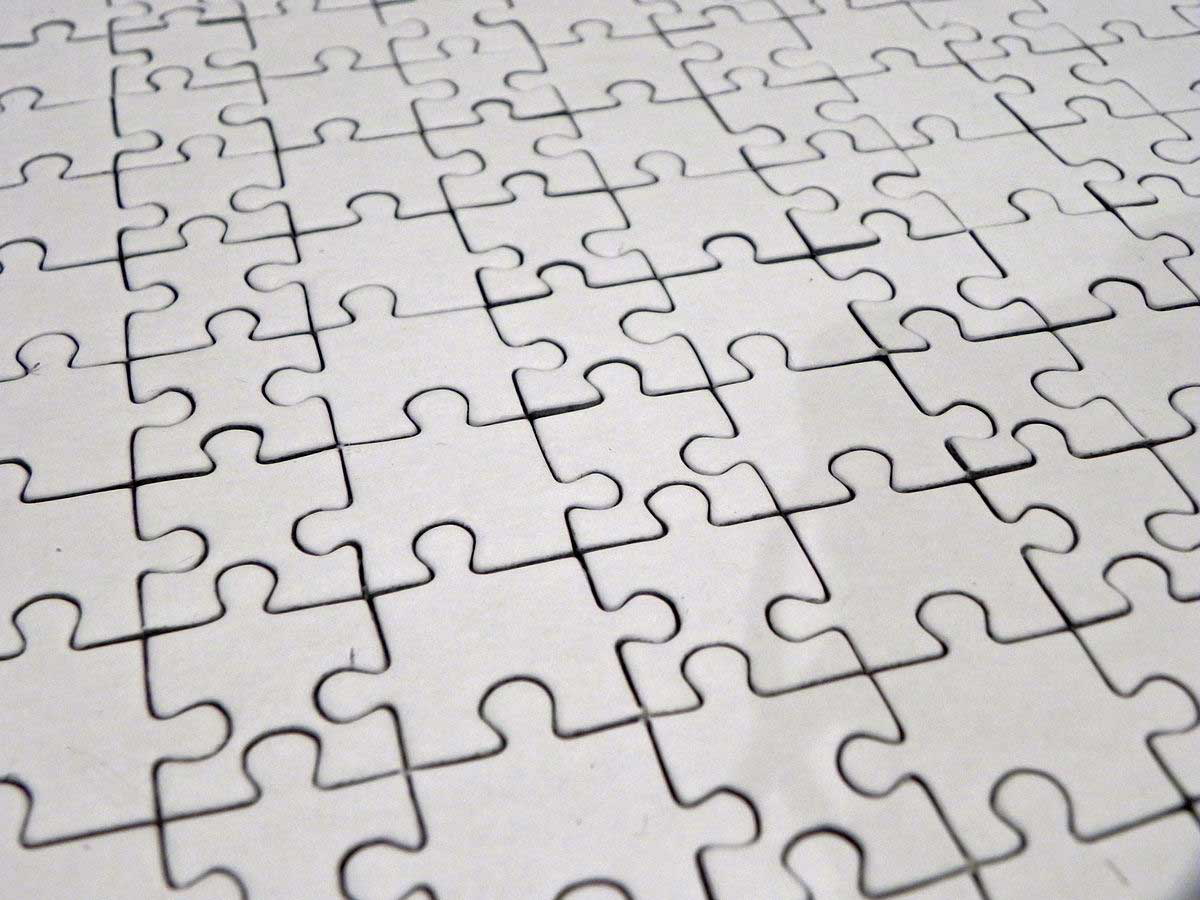 puzzle blanc