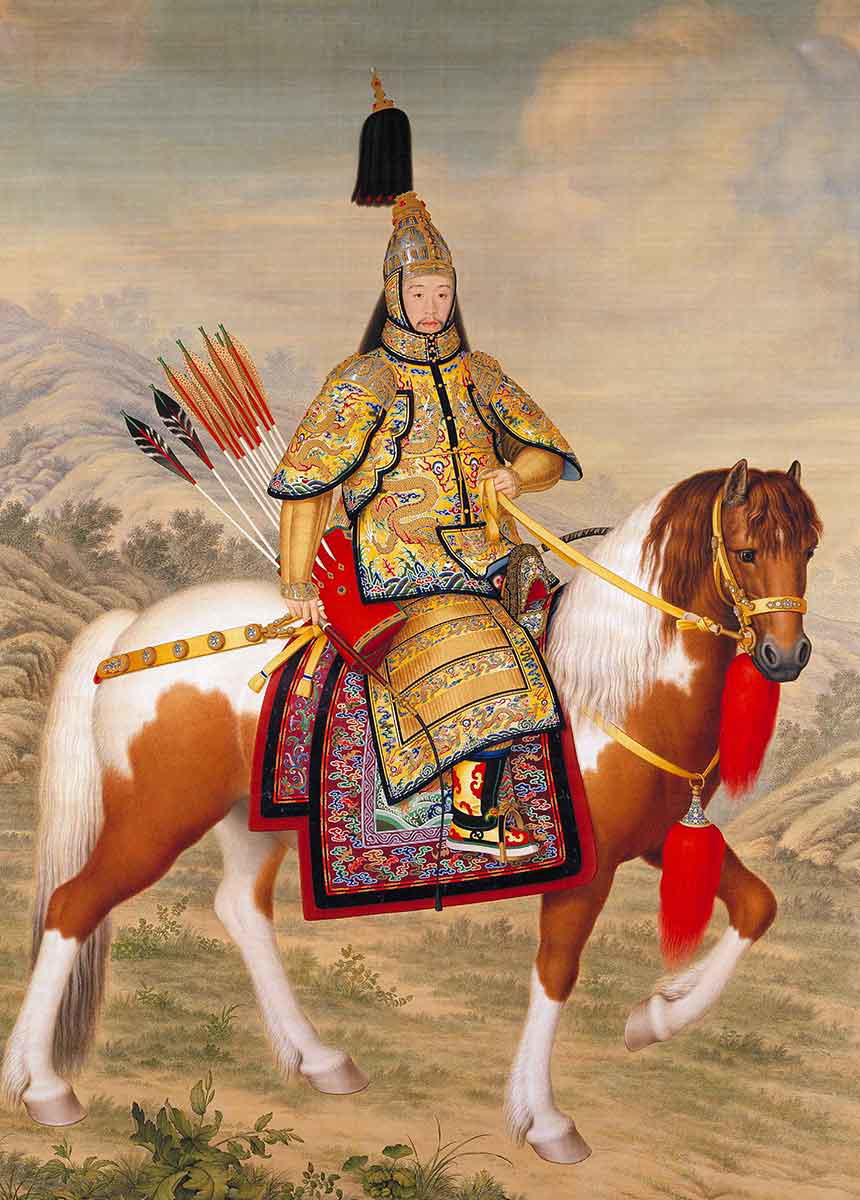 qianlong emperor horseback castiglione