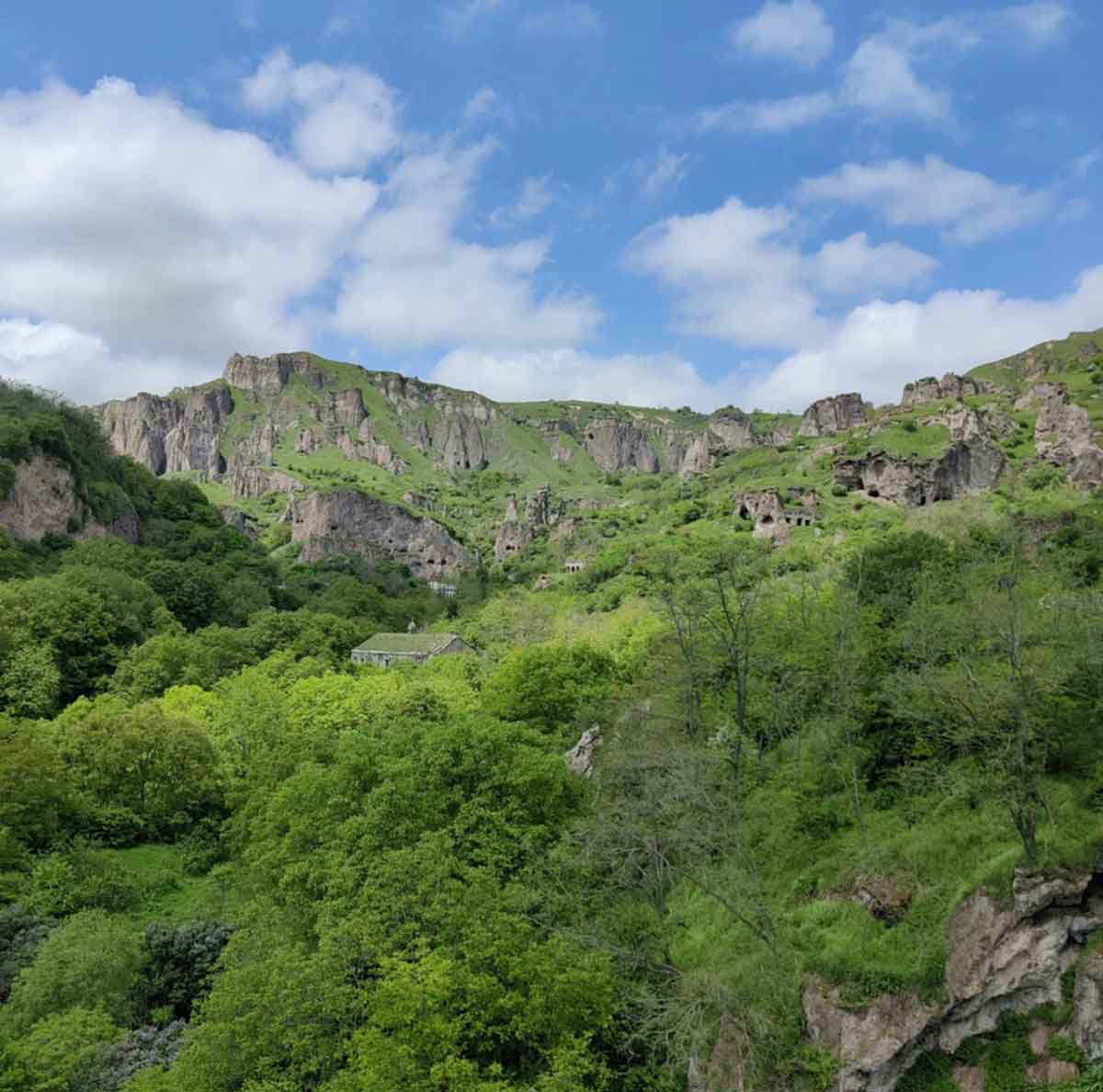 remains of caves armenia