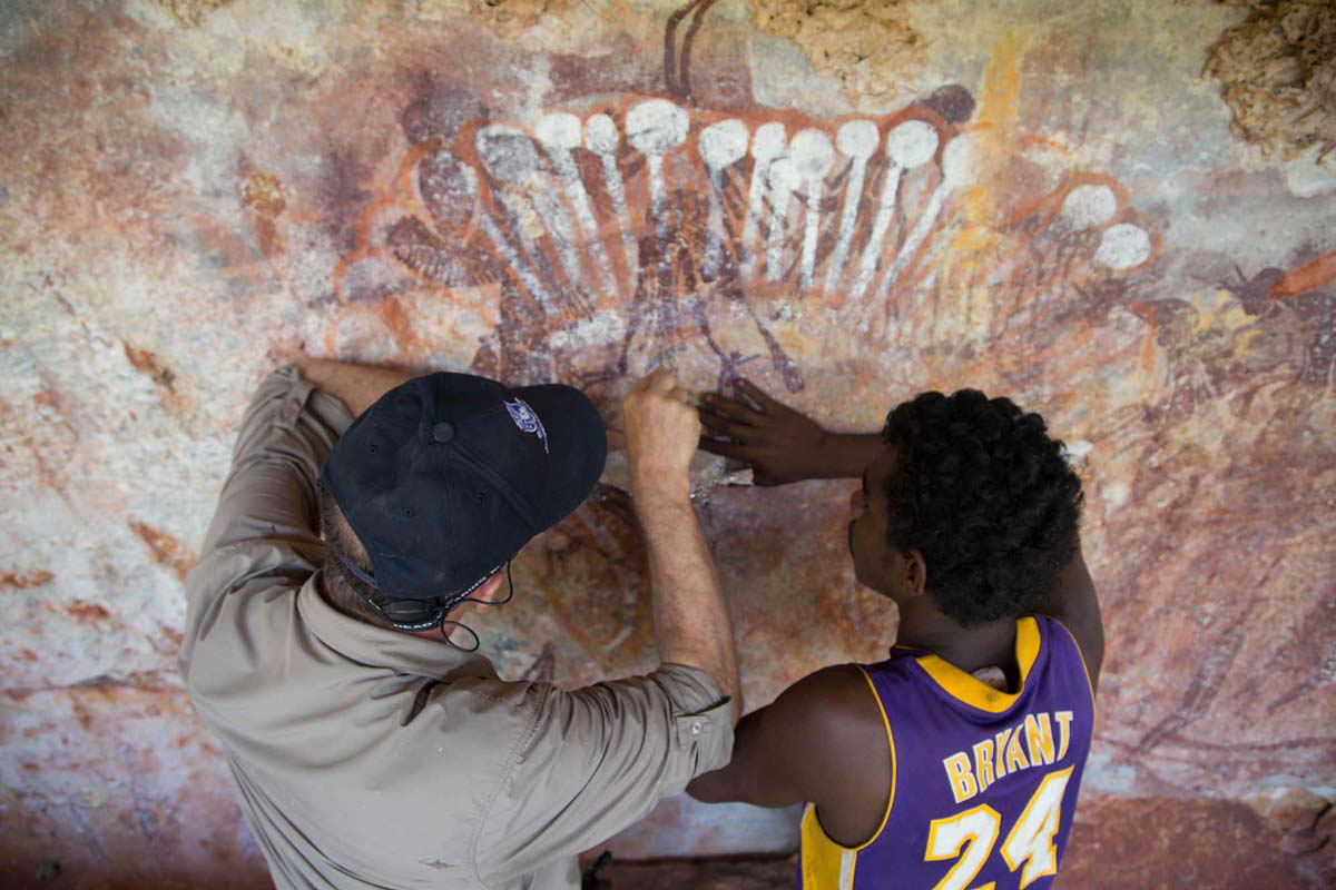rock art range and scientist