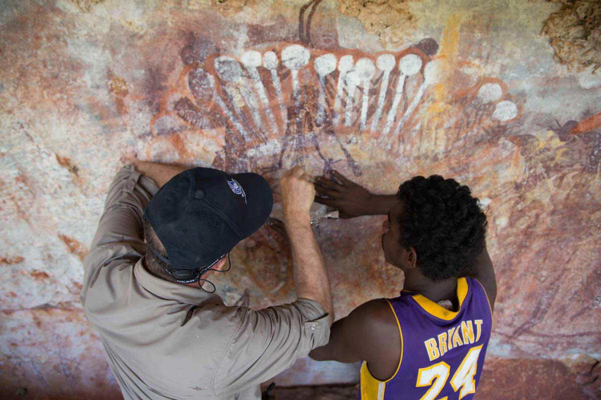 rock art range and scientist
