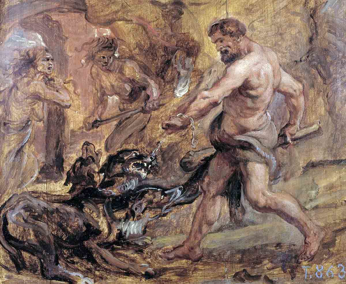 rubens hercules cerberus twelve labors