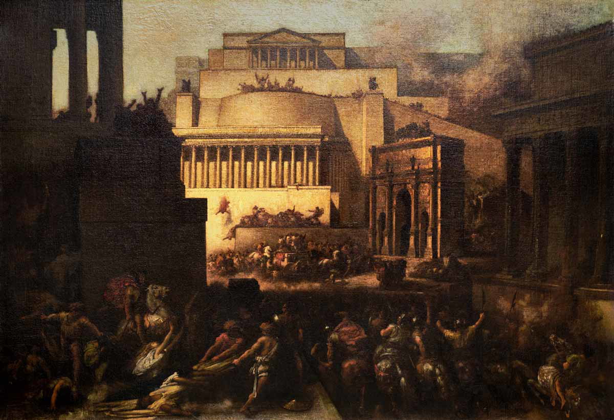 sack fall of rome chifflart
