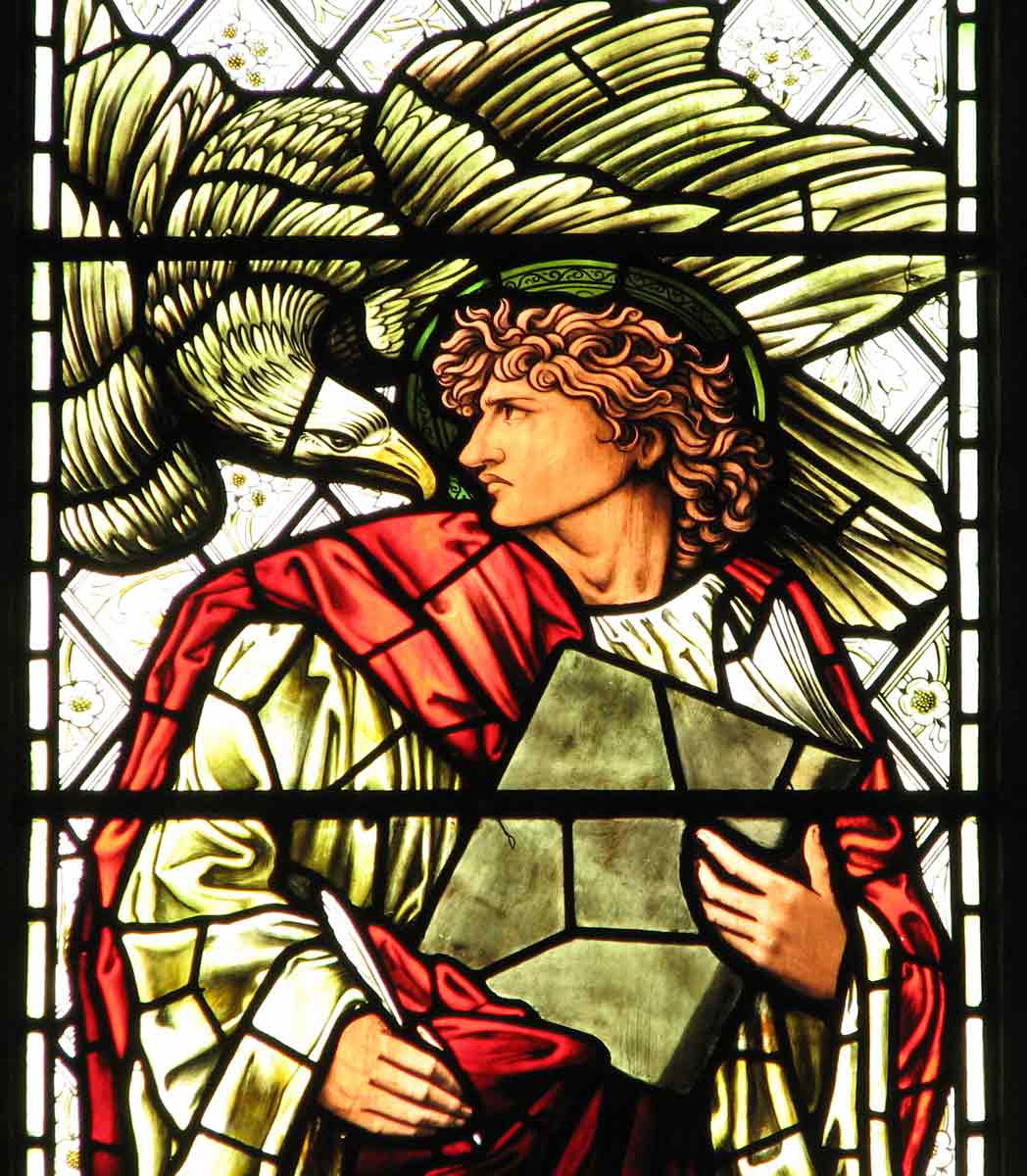 saint john stained glass 12 disciples