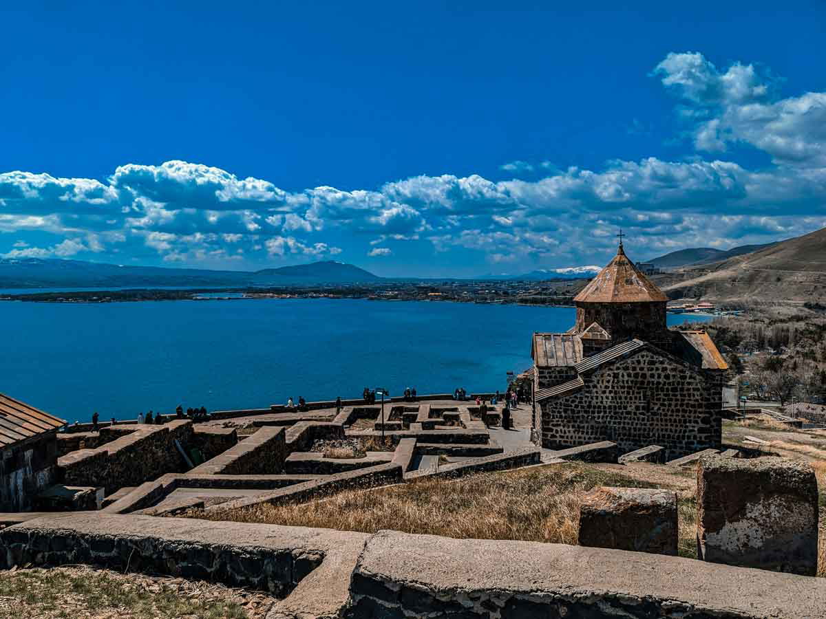 sevanevank monastery and lake