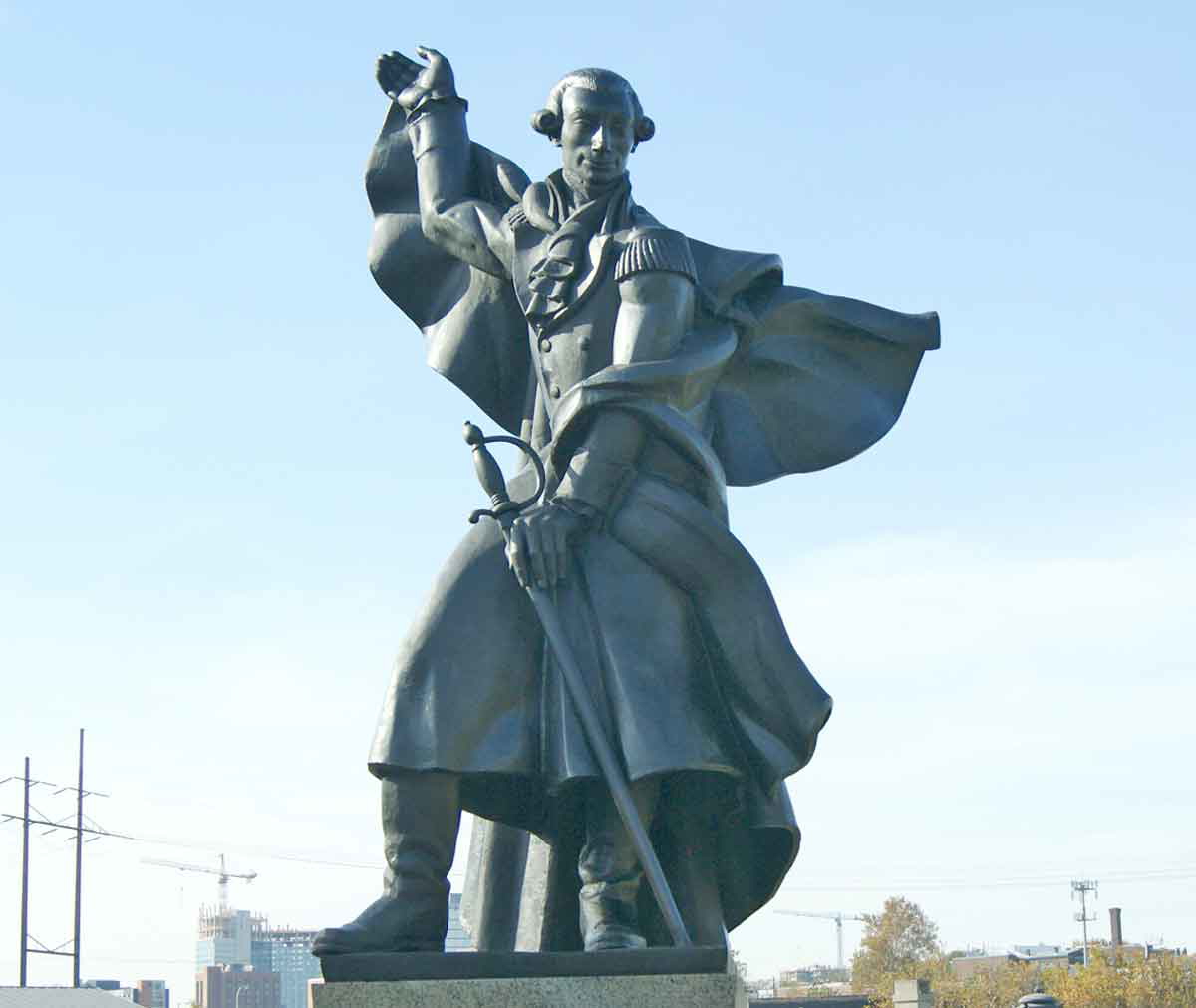 statue at reilly memorial