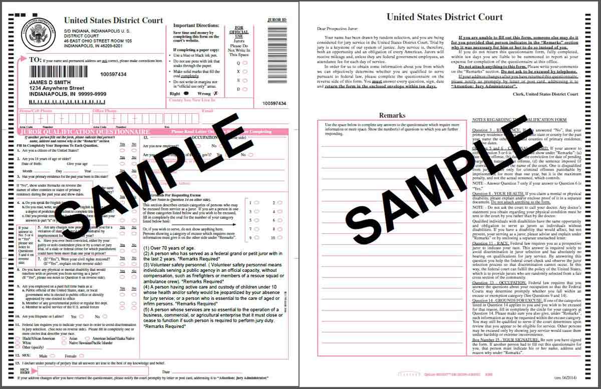summons federal grand jury