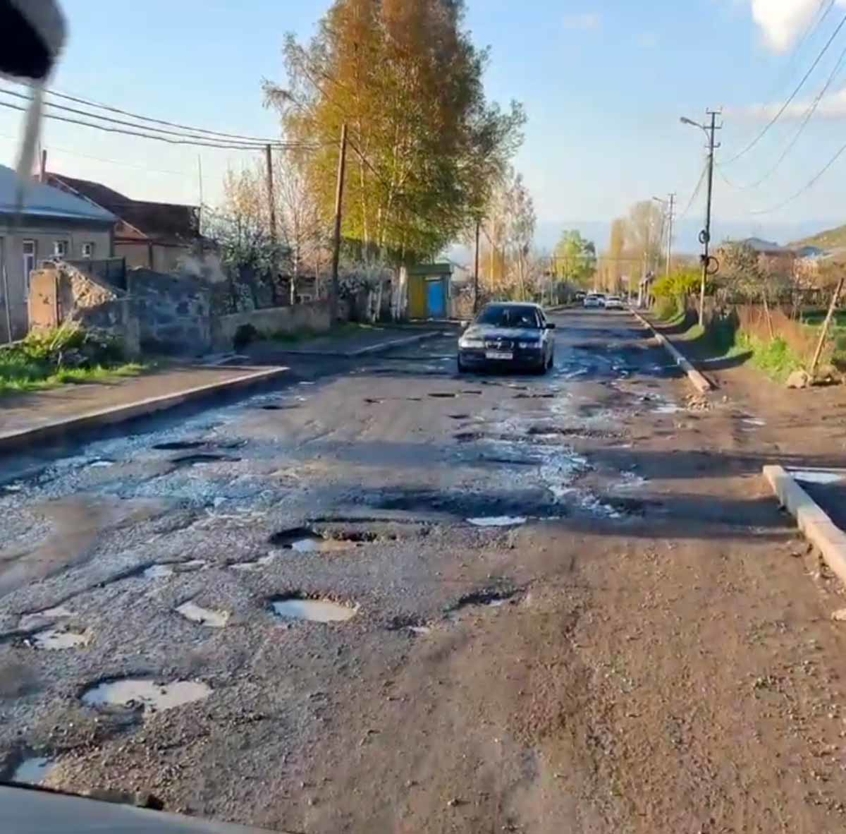 terrrible road armenia