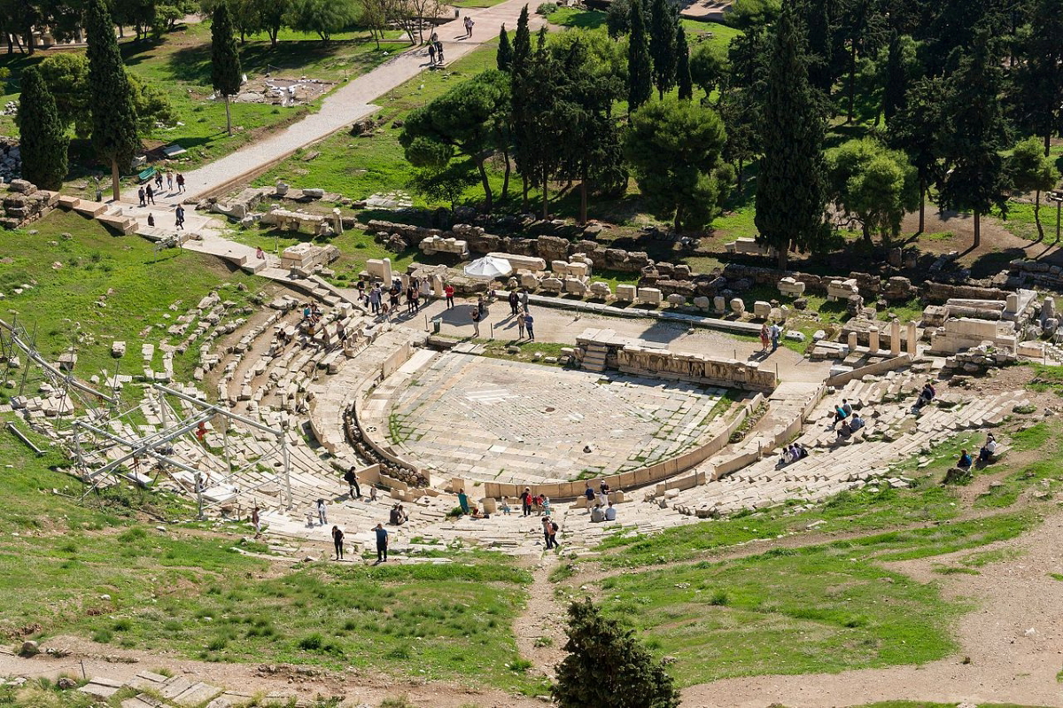 theater dionysus southern slope acropolis athens