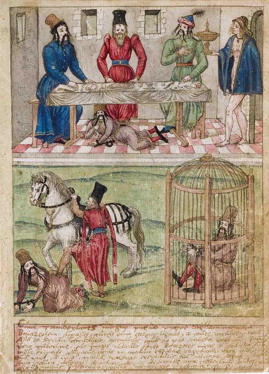 timur imprisonment bayezid cage