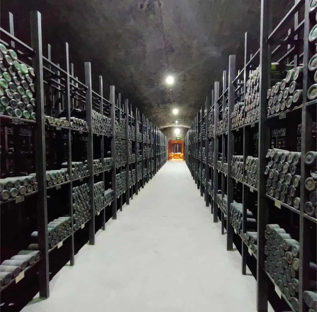 tsinandali palace wine cellar georgia