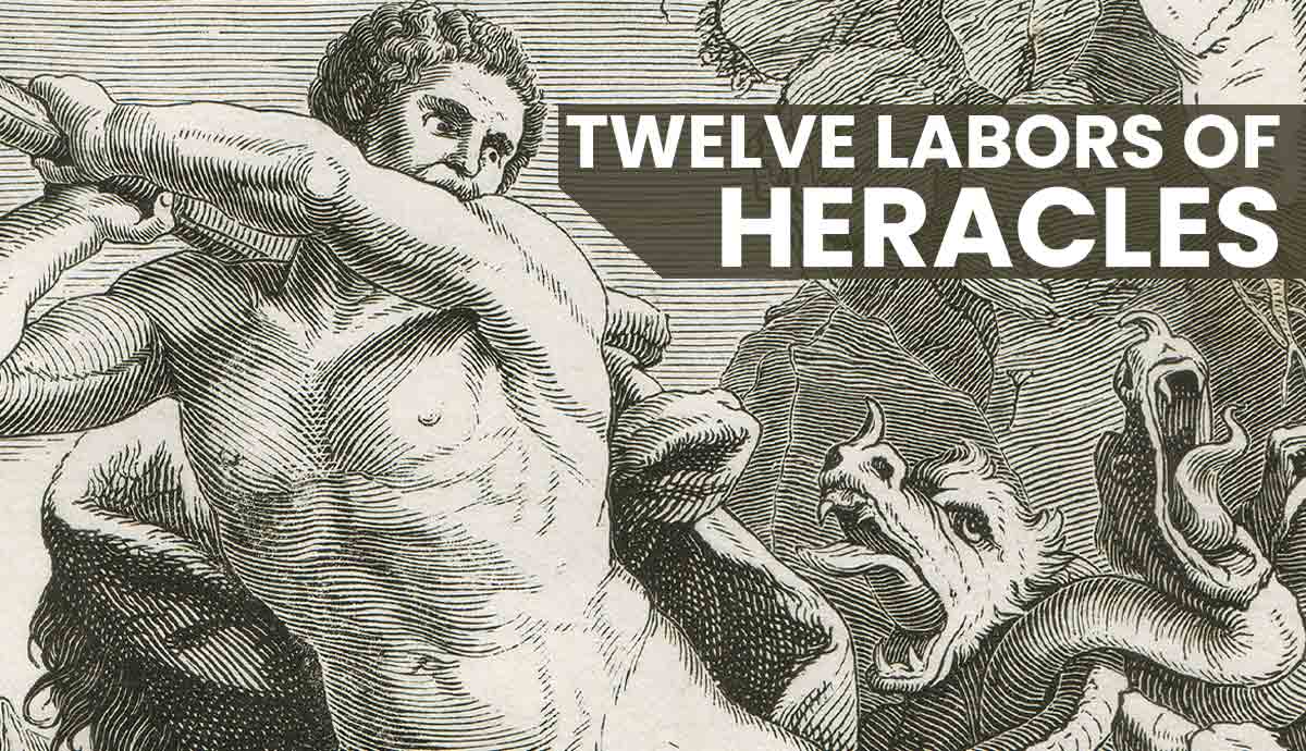 twelve labors heracles list tasks meaning