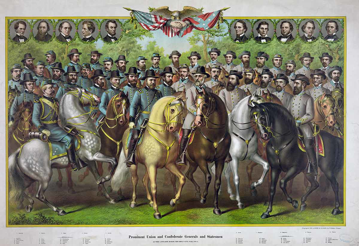 union and confederate generals