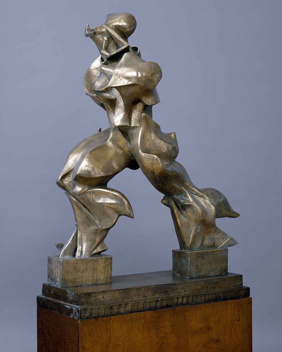 unique forms continuity space umberto bocioni sculpture