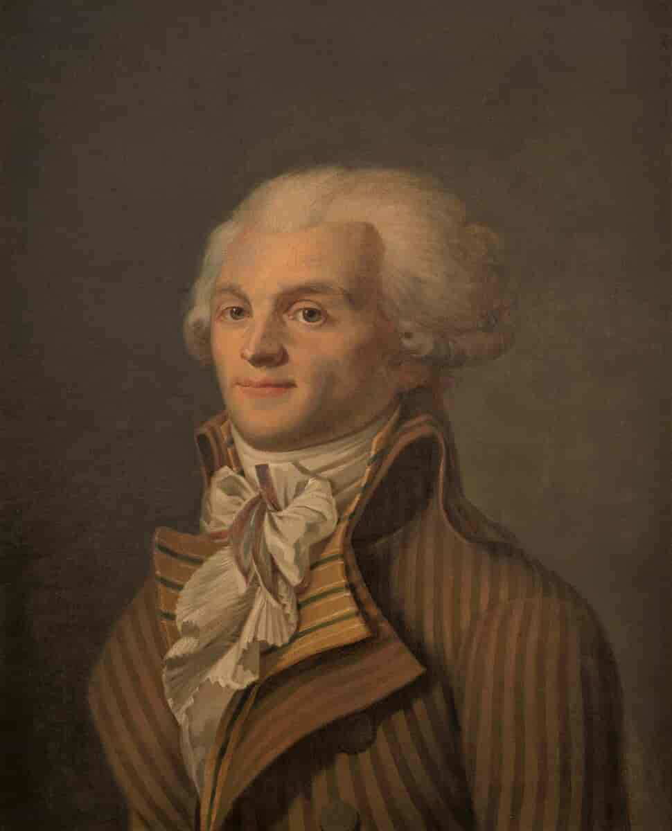 unknown artist portrait of robespierre