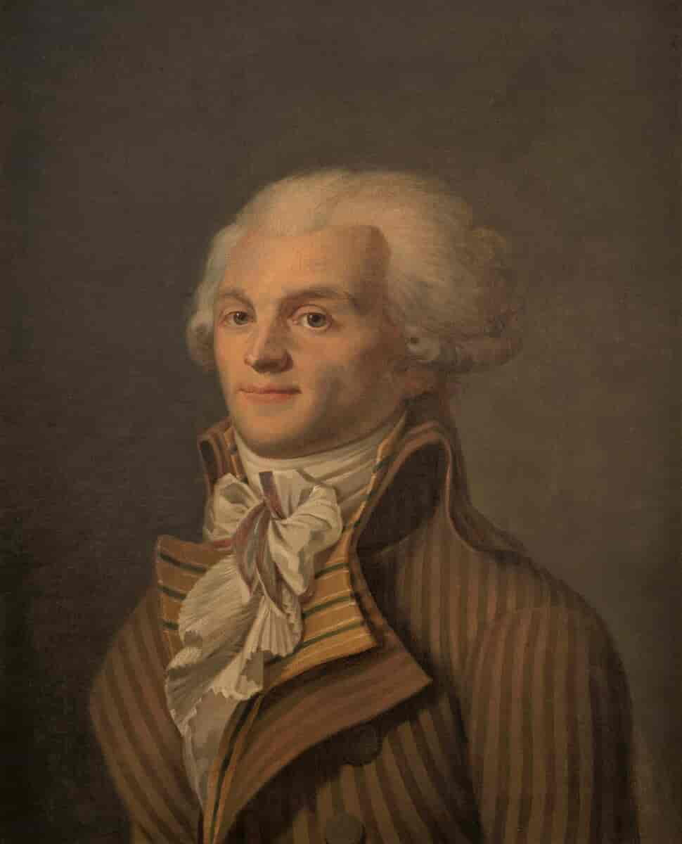 unknown artist portrait of robespierre