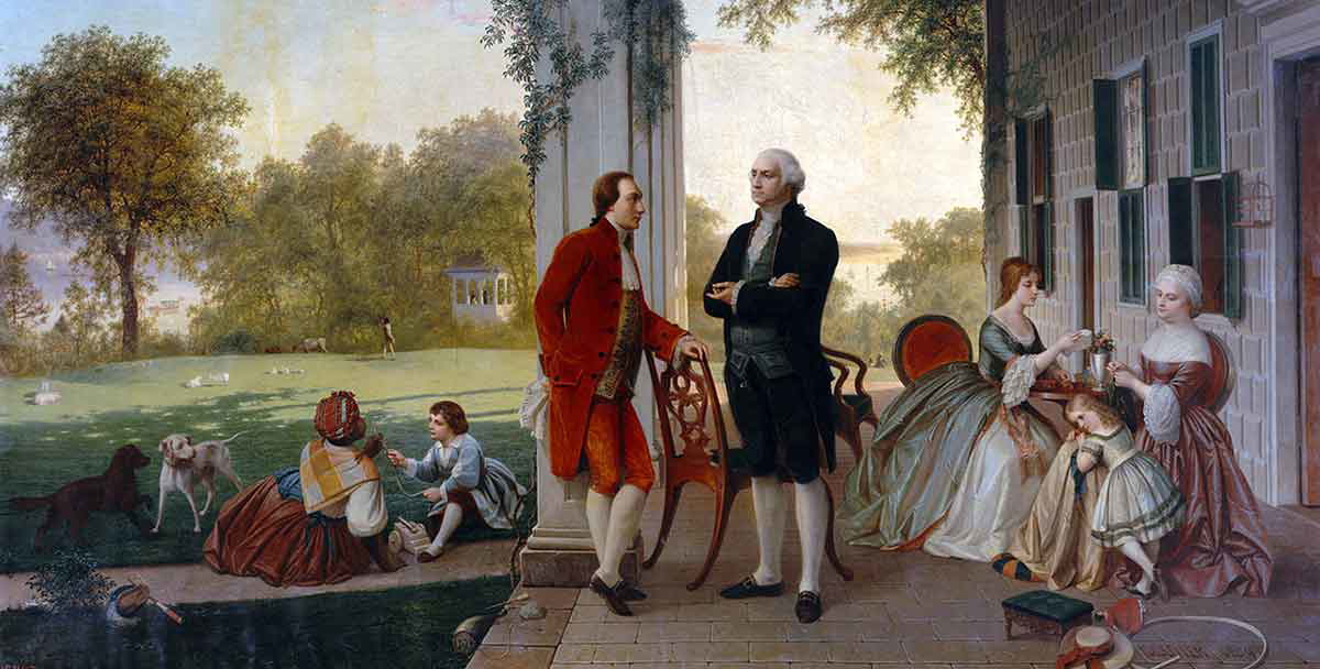 washington lafayette mount vernon