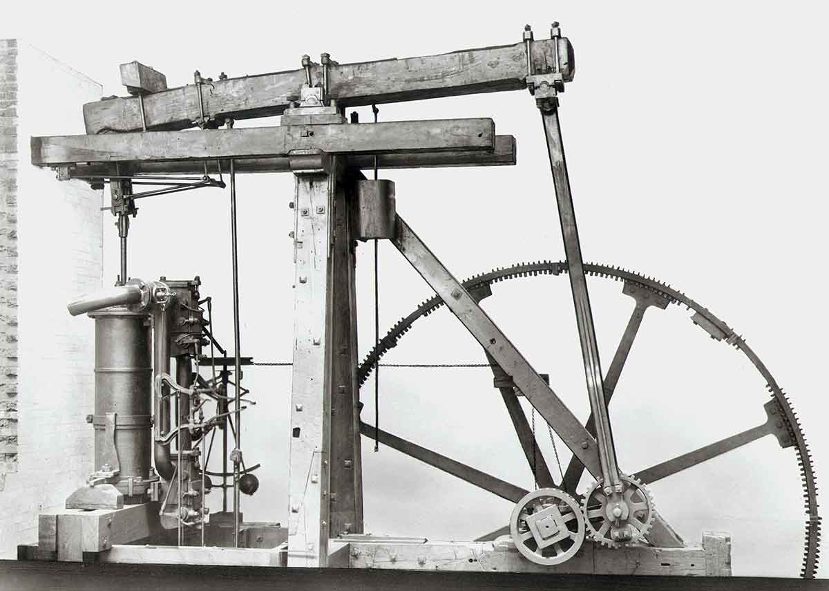 watt boulton rotative steam engine drawing