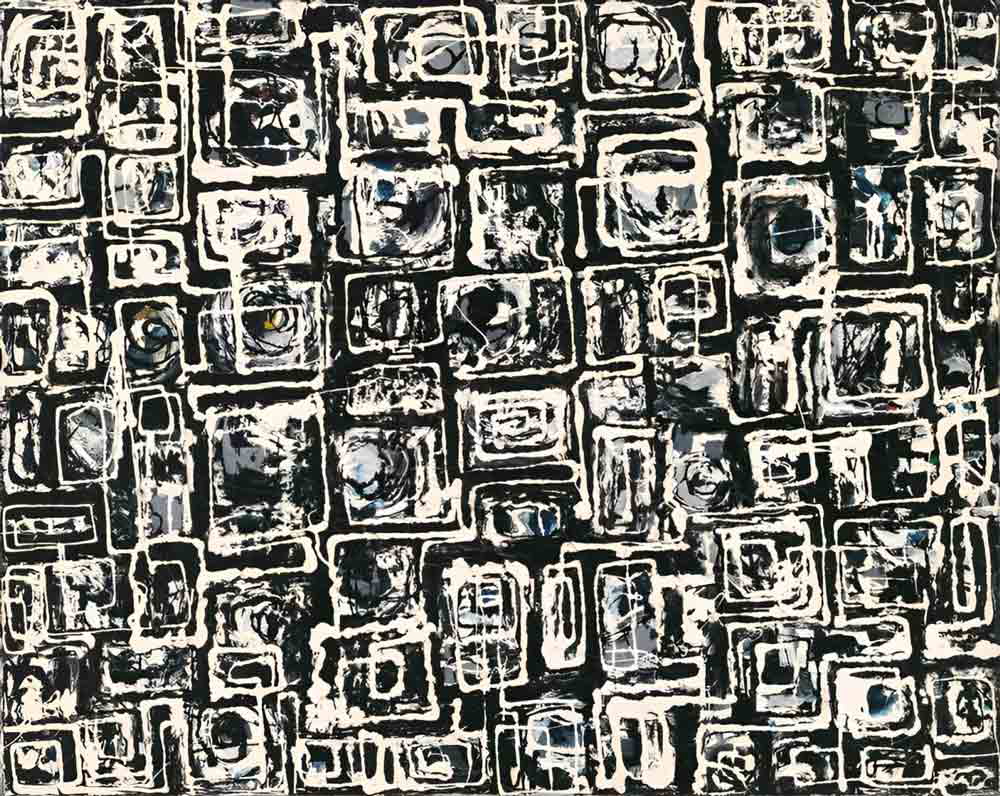 women artists lee krasner white squares painting