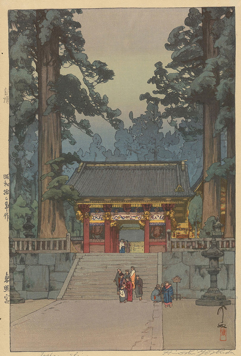yoshida hiroshi 1937 toshogu shrine
