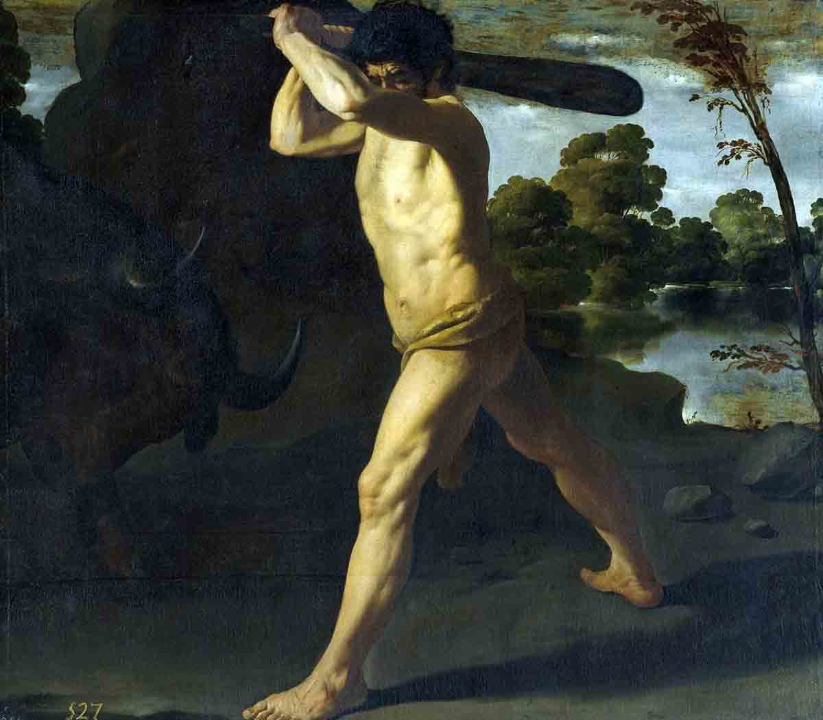 zurbaran hercules cretan bull painting