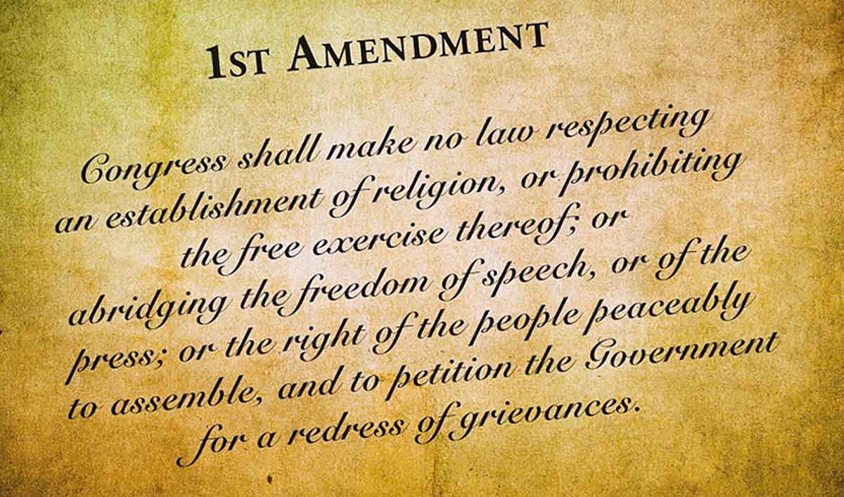 1st amendment protestantism