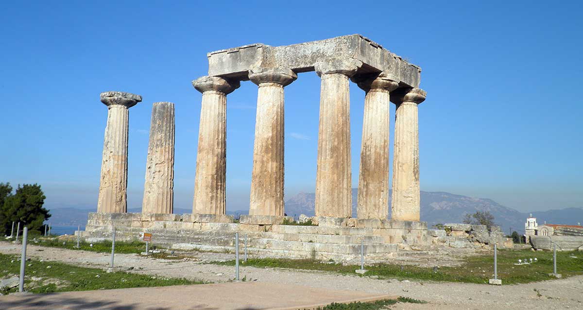 Archaic Temple Apollo Corinth