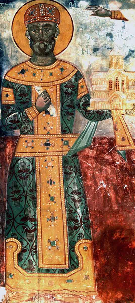 David the builder fresco gelati monastery