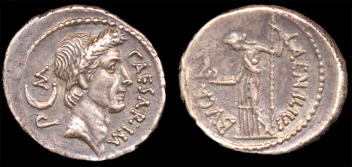 Denarius Coin Caesar Venus